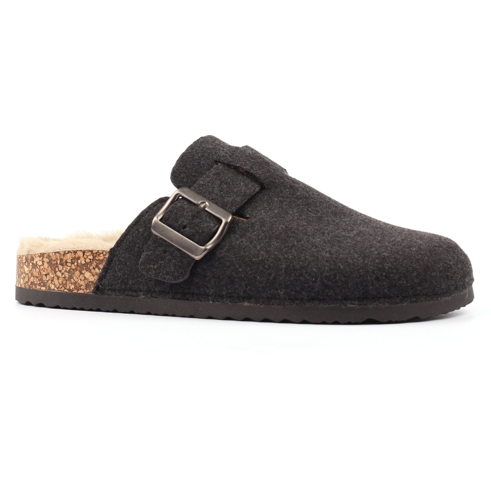 Lazy Dogz Palmer Dark Grey Mule Slipper