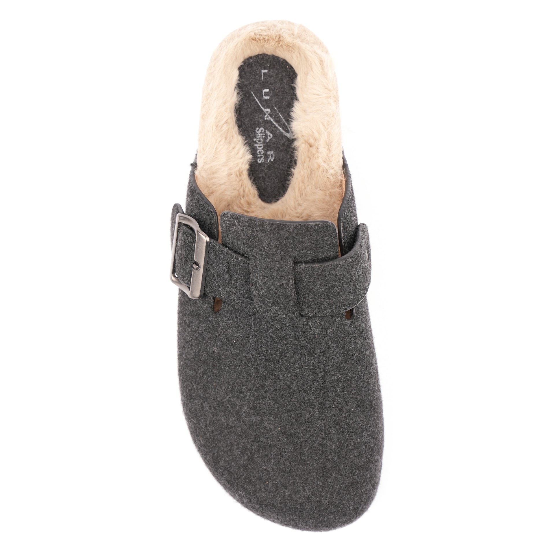 Lazy Dogz Palmer Dark Grey Mule Slipper