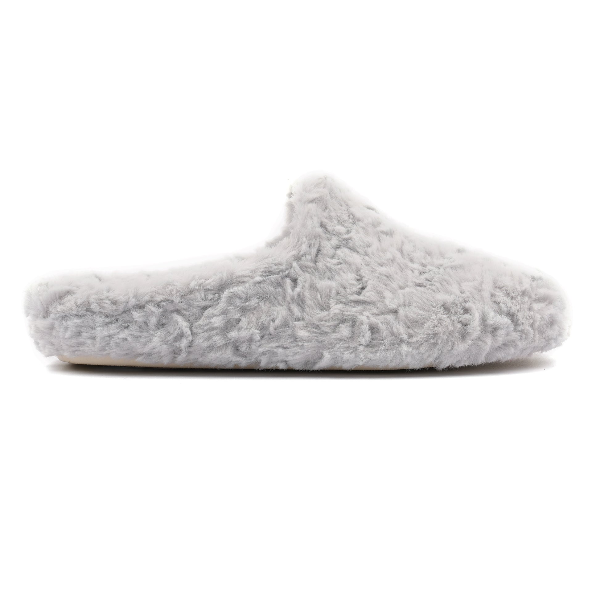 Inga Lightt Grey Mule Slipper