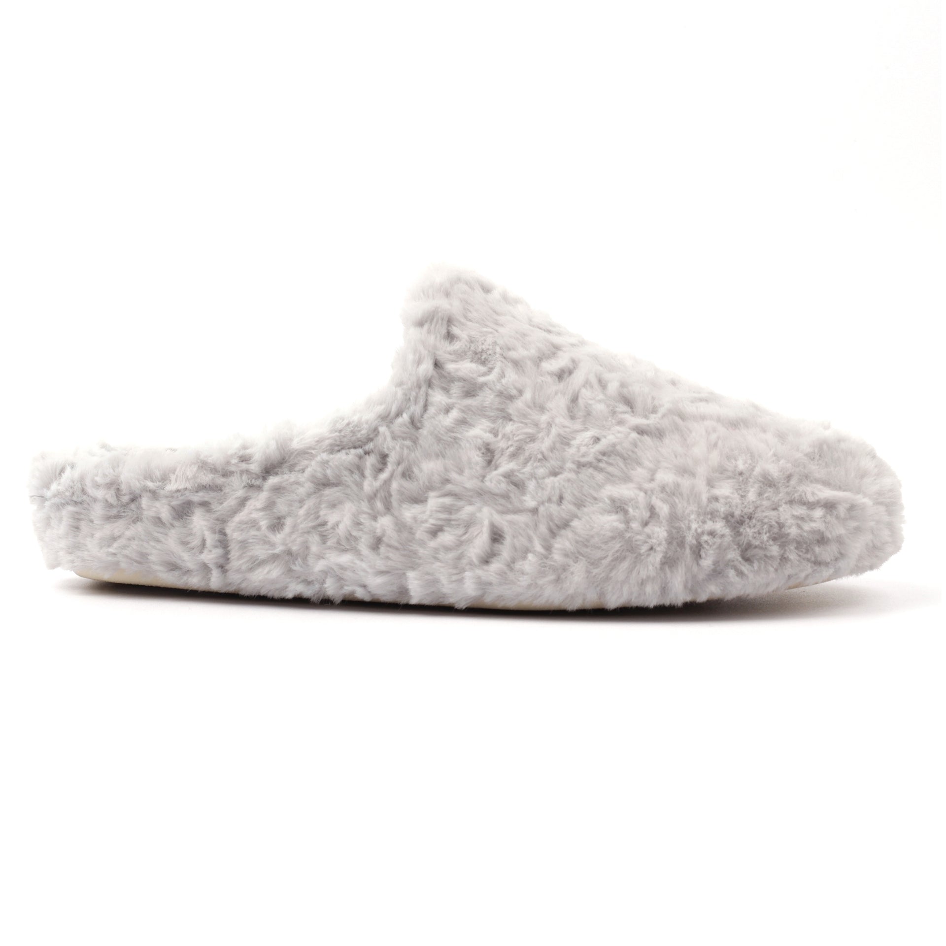 Inga Lightt Grey Mule Slipper