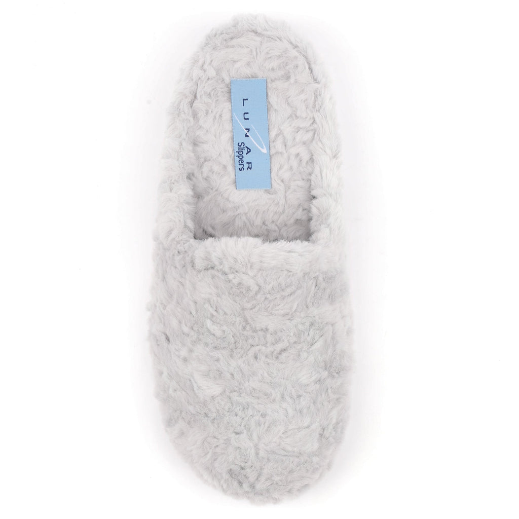 Inga Lightt Grey Mule Slipper