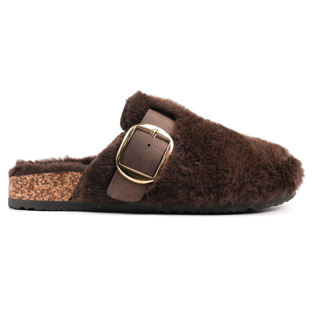 Rhianna Brown Mule Slipper