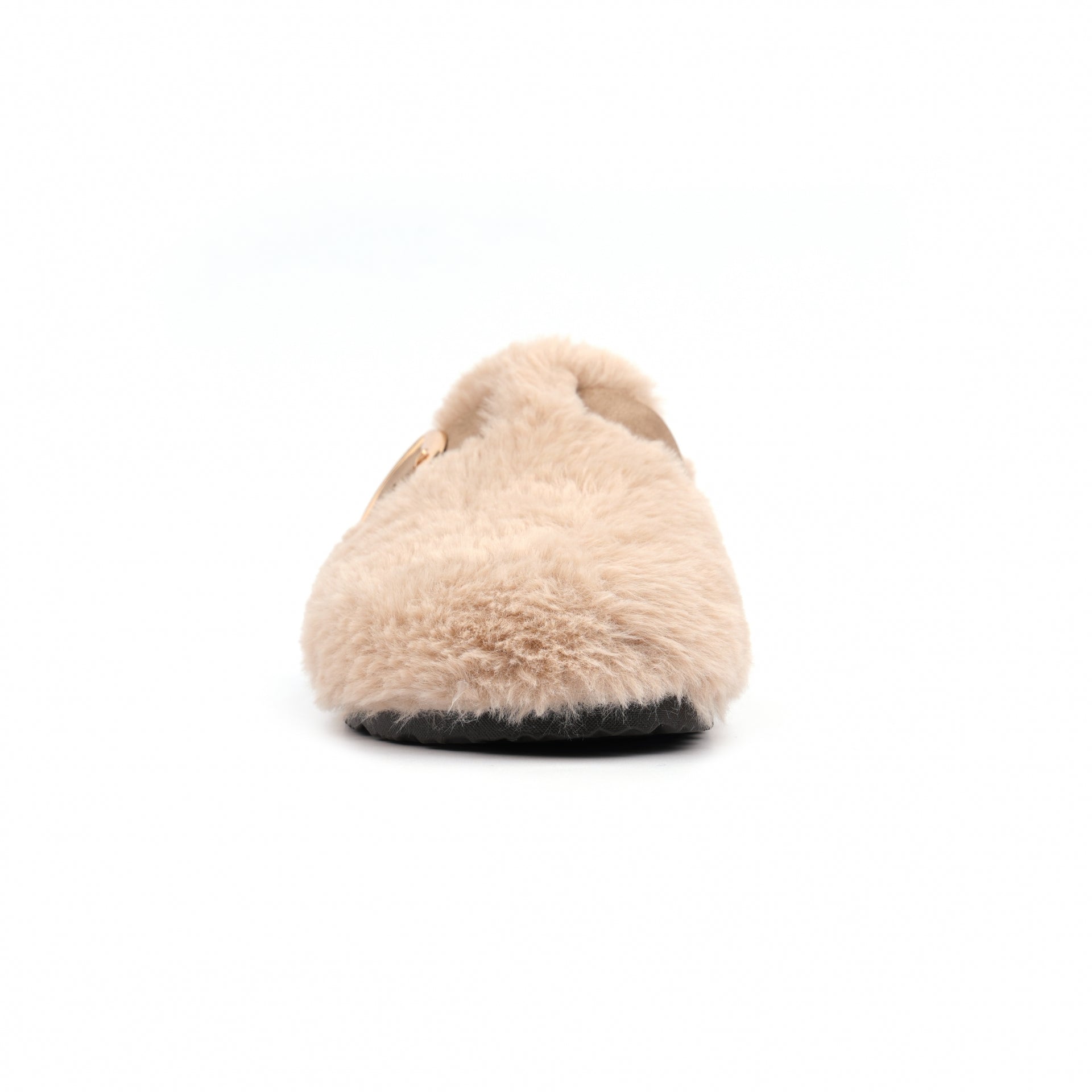 Rhianna Beige Mule Slipper