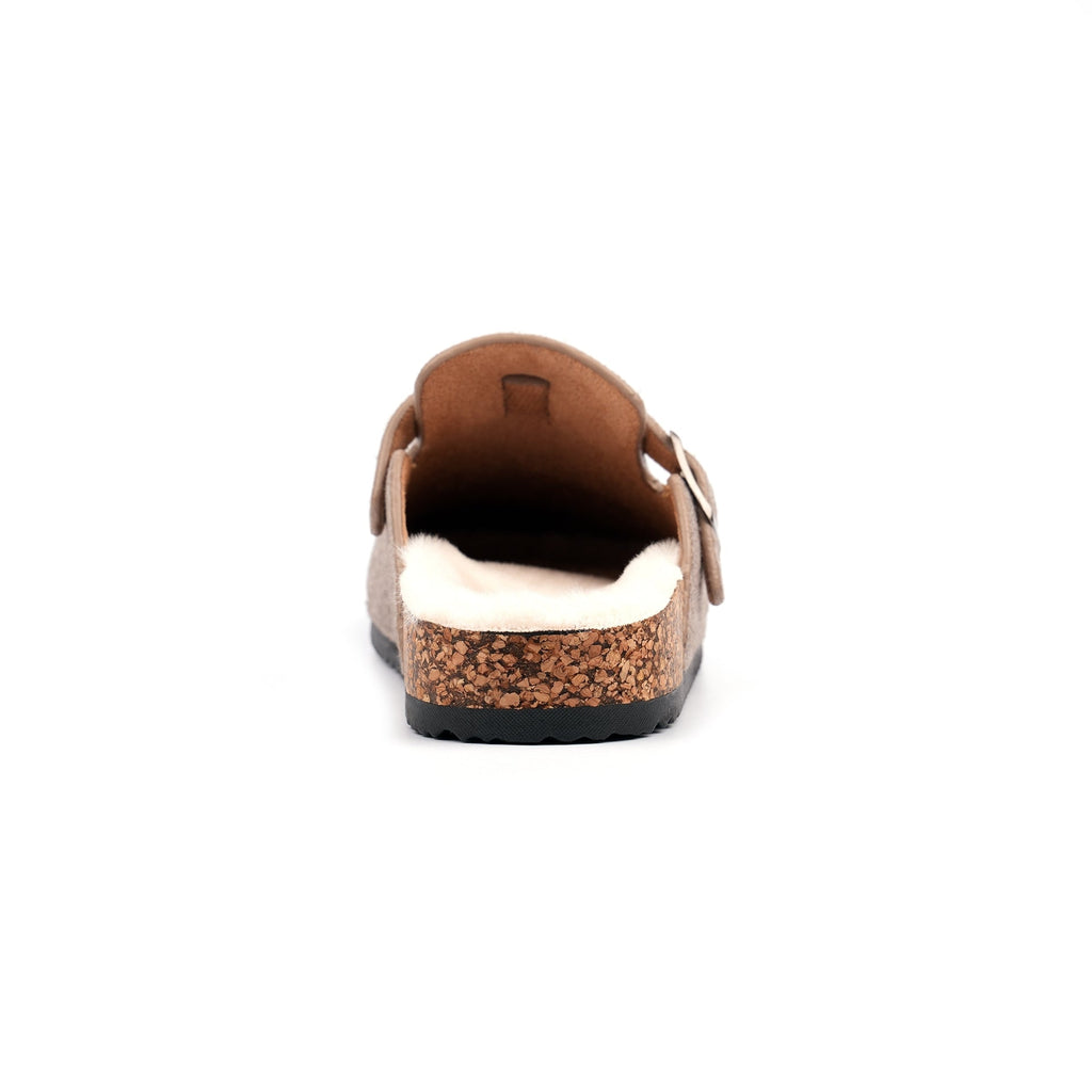 Ruthie Mink Mule Slipper