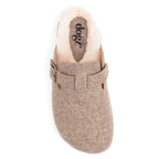 Ruthie Mink Mule Slipper