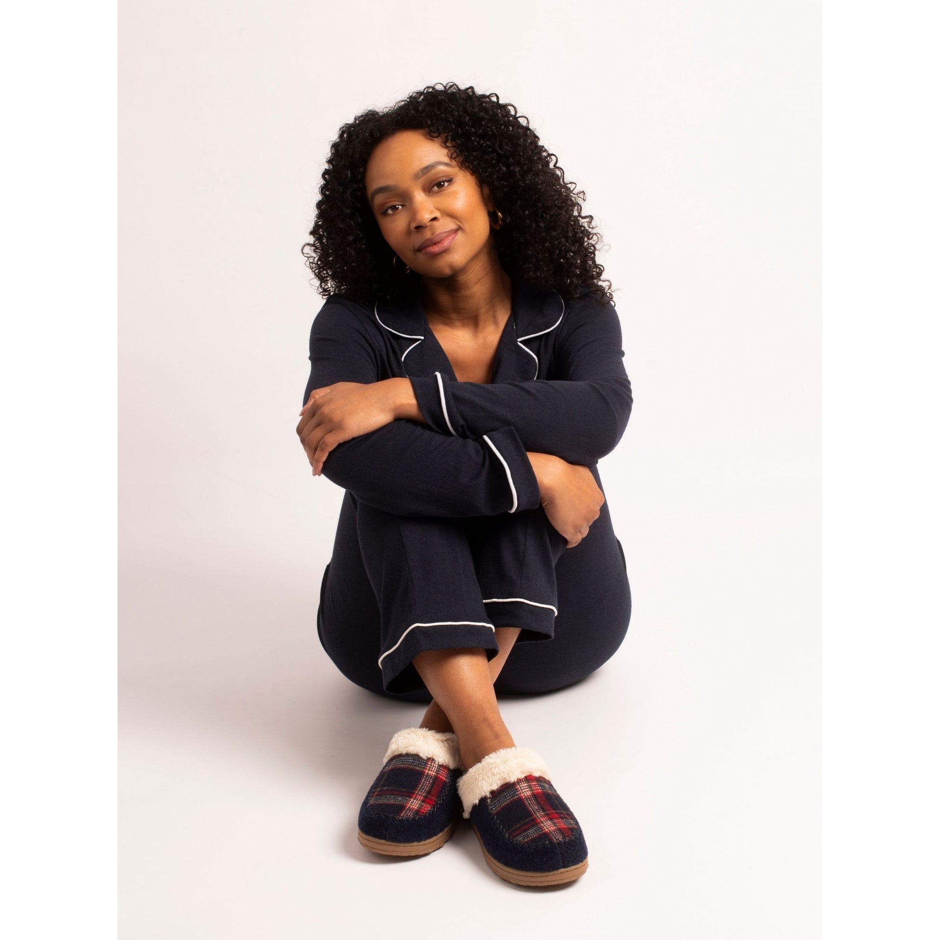 Emblaze II Navy Slipper