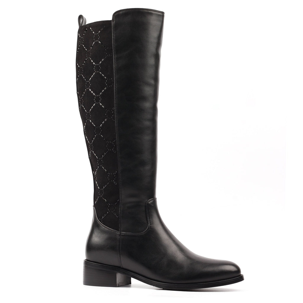 Yuma Black Long Boot