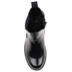 Bessy Navy Patent Ankle Boot