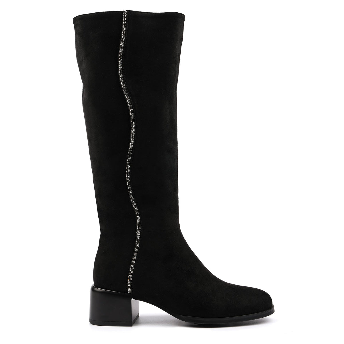 Wanda Black Long Boot