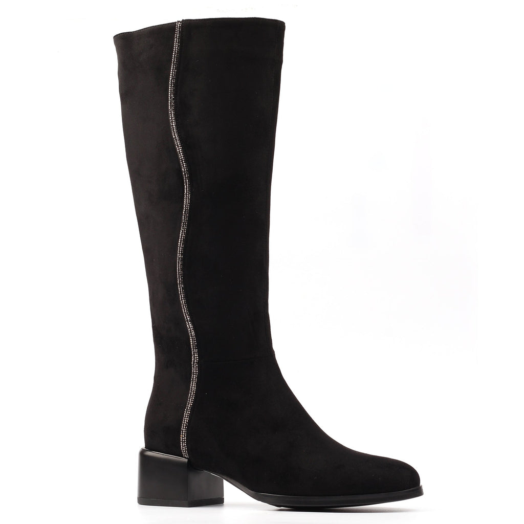 Wanda Black Long Boot