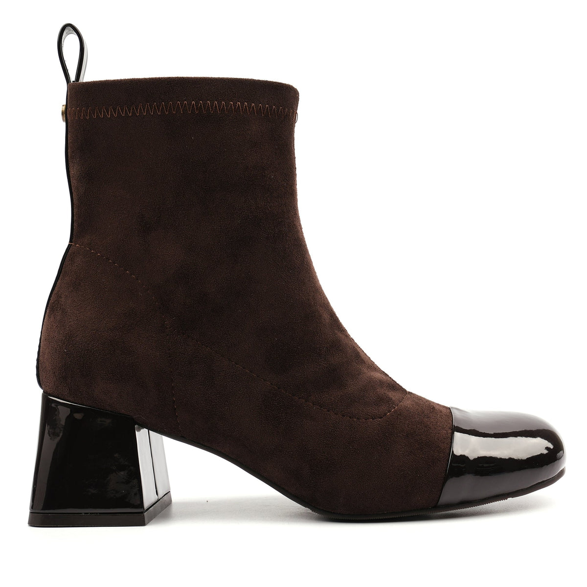 Myra Dark Brown Ankle Boot