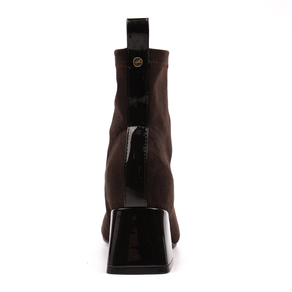 Myra Dark Brown Ankle Boot