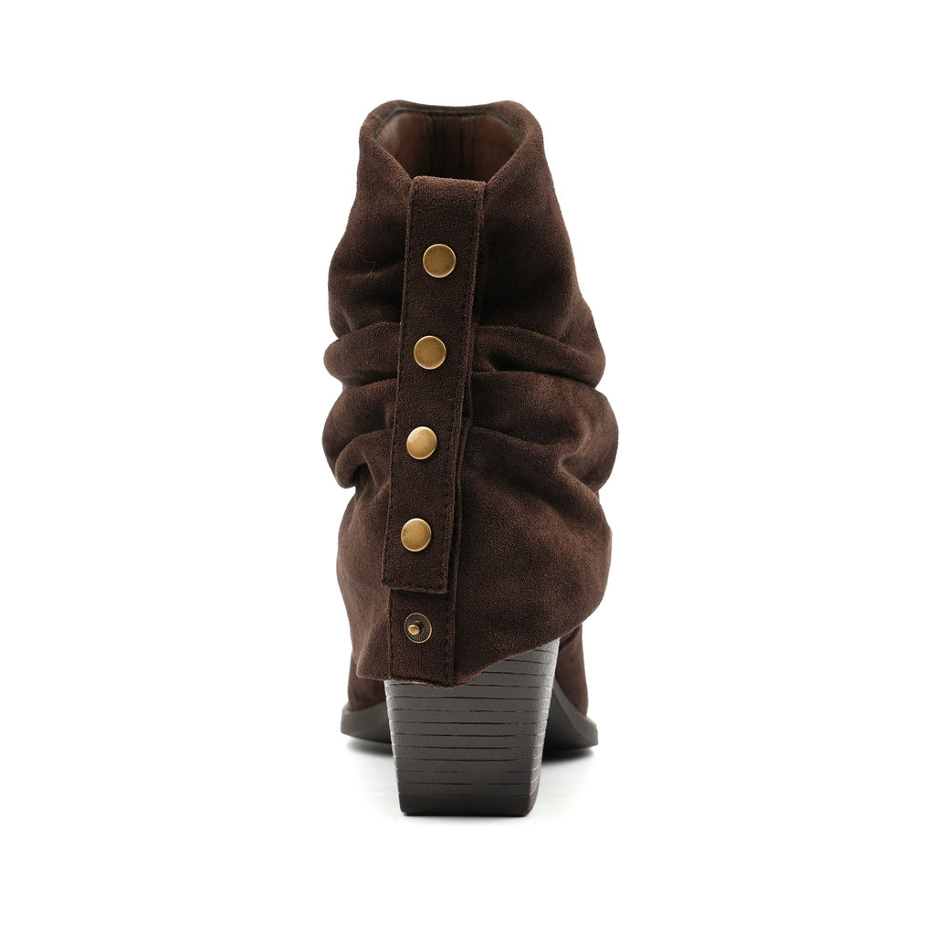 Monica Dark Brown Ankle  Boot