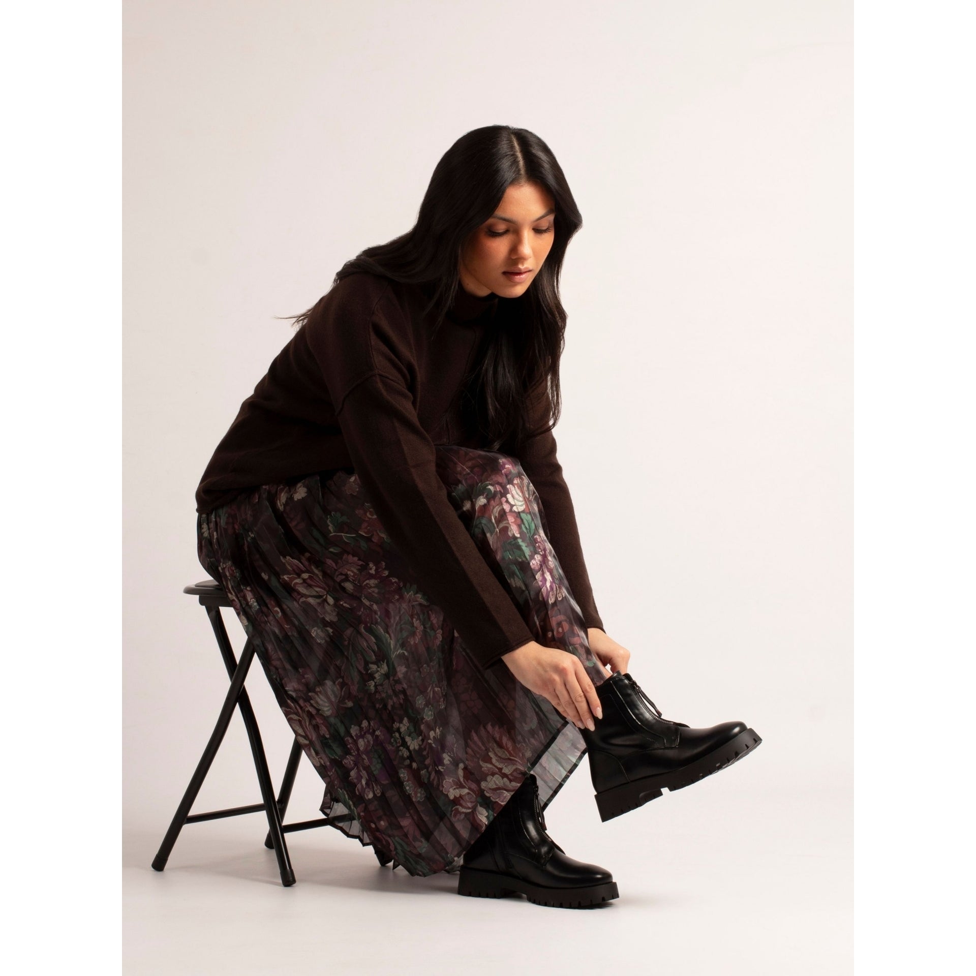 Orsa Black Ankle Boot