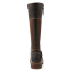 Joy Brown Waterproof Expanding Calf Long Boot