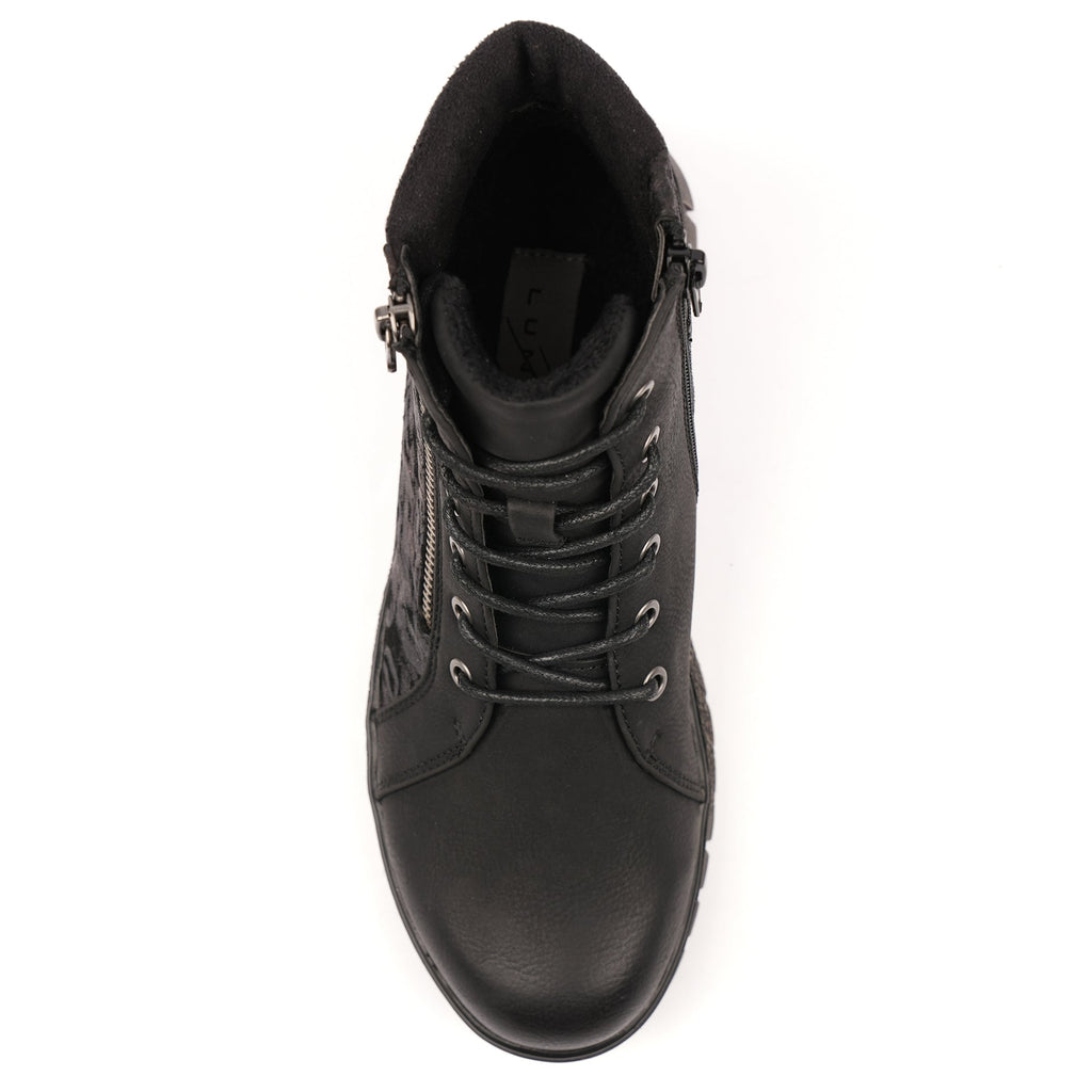 Kelly Black Waterproof Ankle Boot