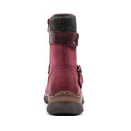 Haley Burgundy Waterproof Ankle Boot