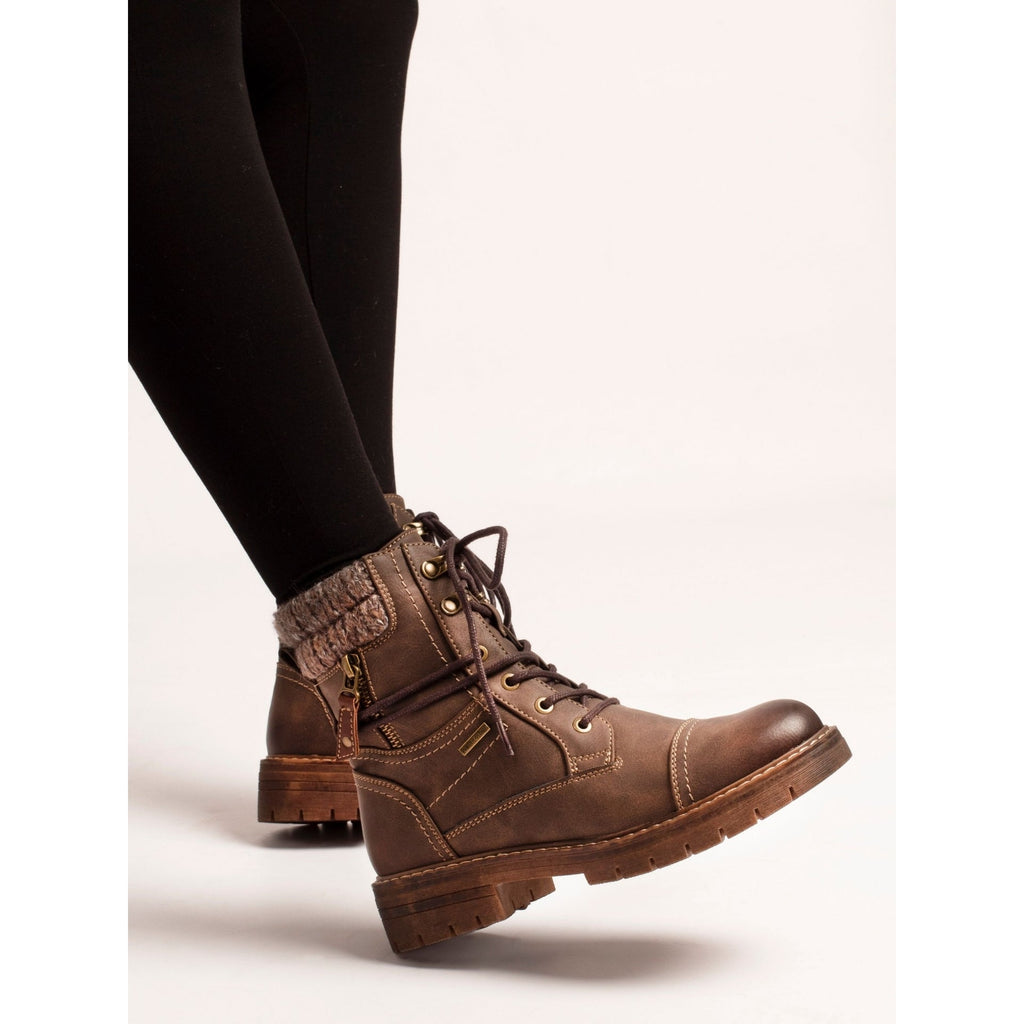 Jenny Brown Waterproof Ankle Boot