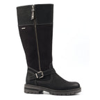 Joy Black Waterproof Expanding Calf Long Boot