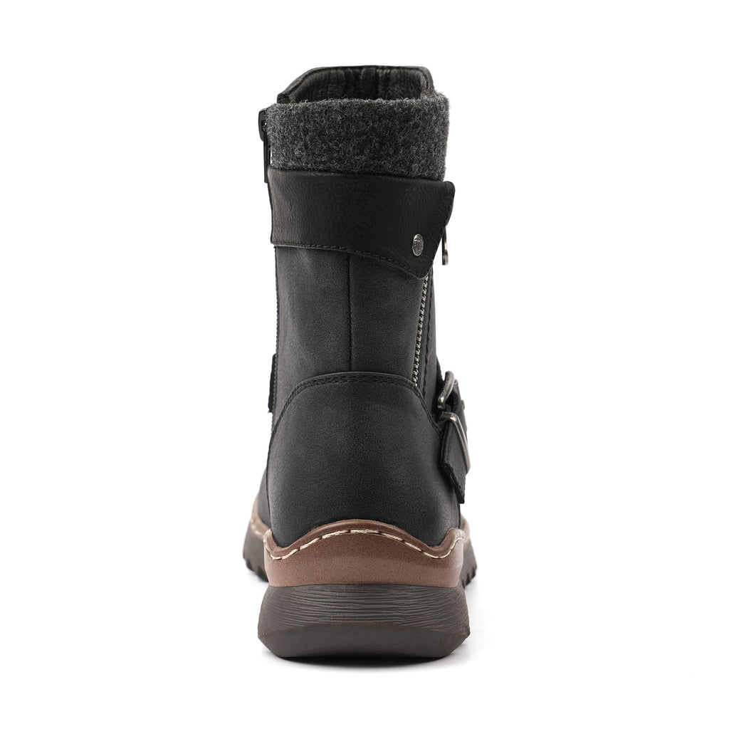 Haley Black Waterproof Ankle Boot
