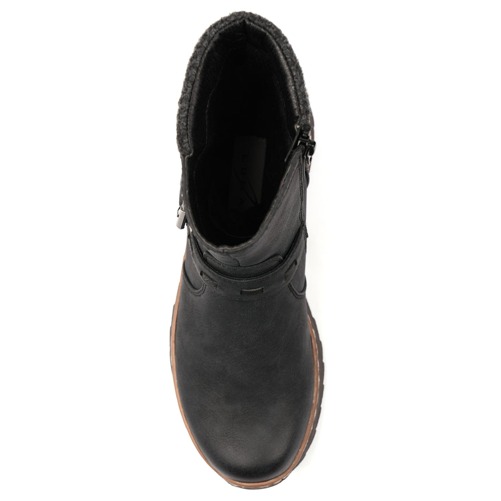 Haley Black Waterproof Ankle Boot