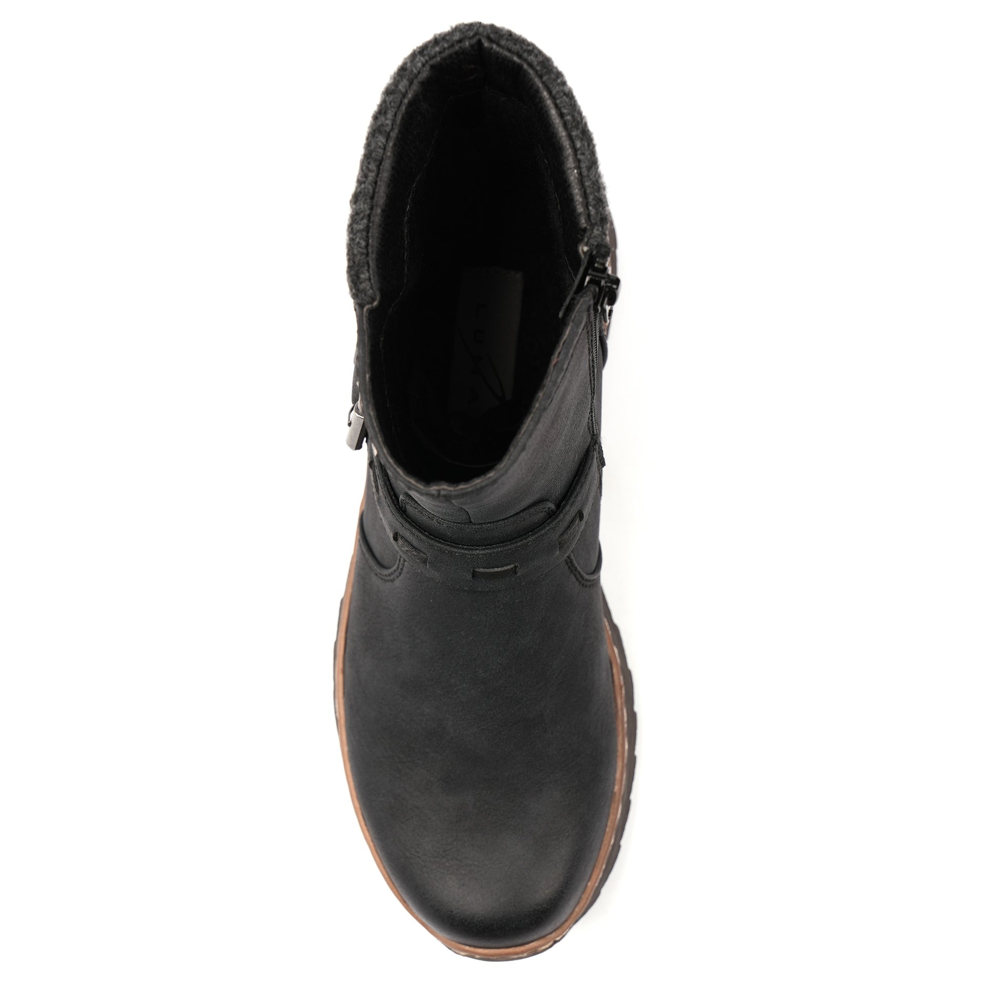 Haley Black Waterproof Ankle Boot