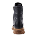 Venus Blue Leather Ankle Boot
