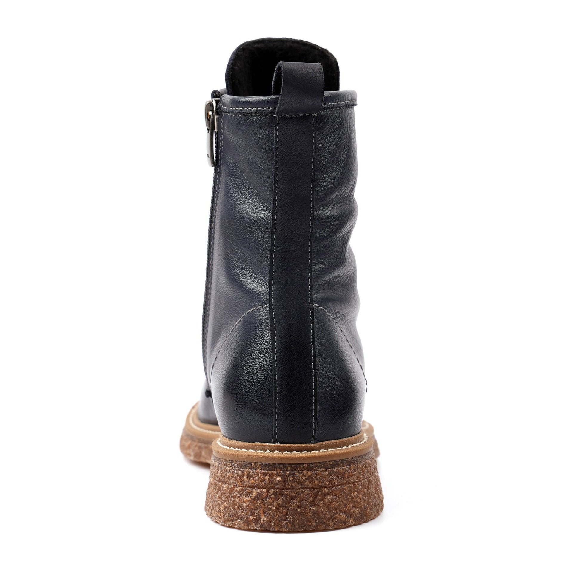 Venus Blue Leather Ankle Boot