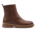 Mars Brown Leather Ankle Boot