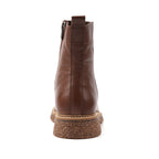 Mars Brown Leather Ankle Boot