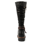 Melinda Black Waterproof Long Boot
