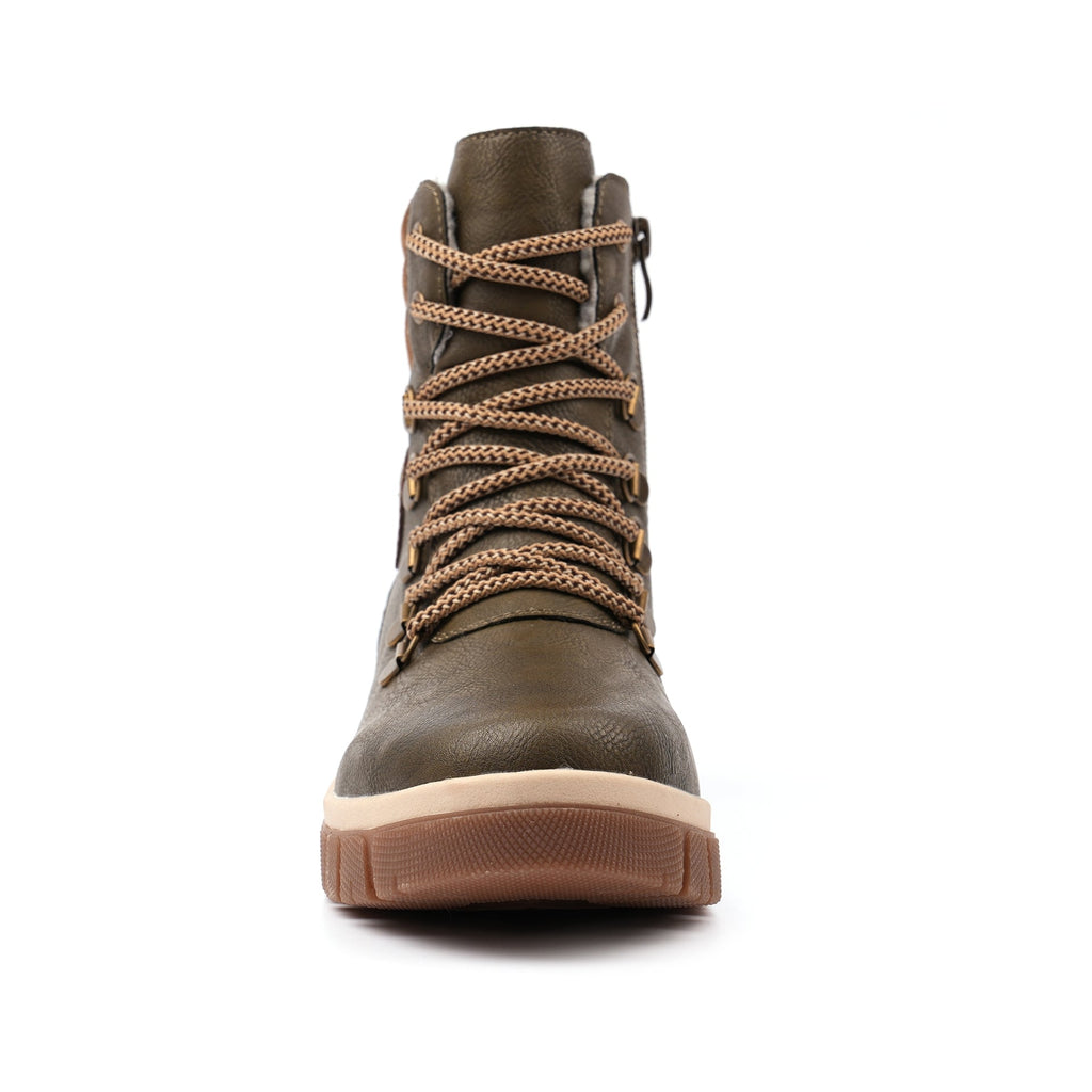 Melanie Khaki Wateproof Ankle Boot