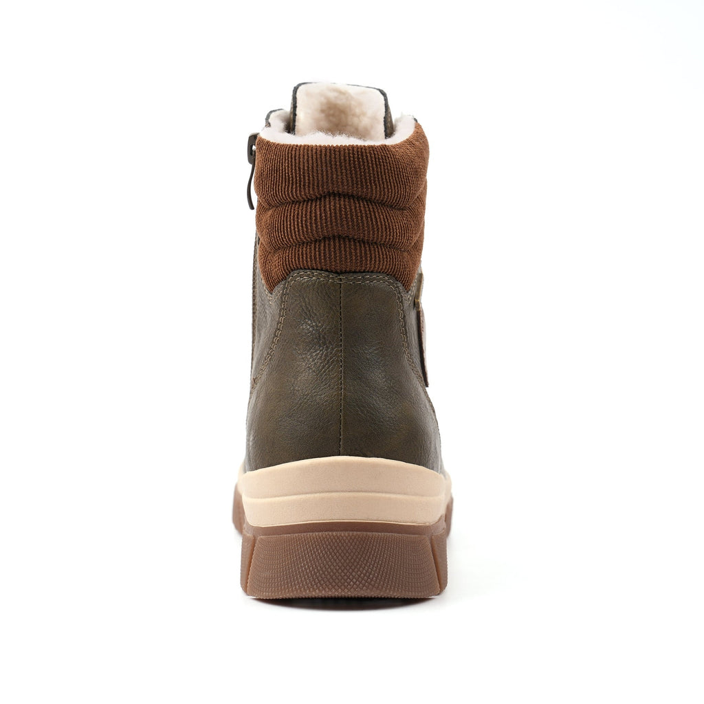 Melanie Khaki Wateproof Ankle Boot