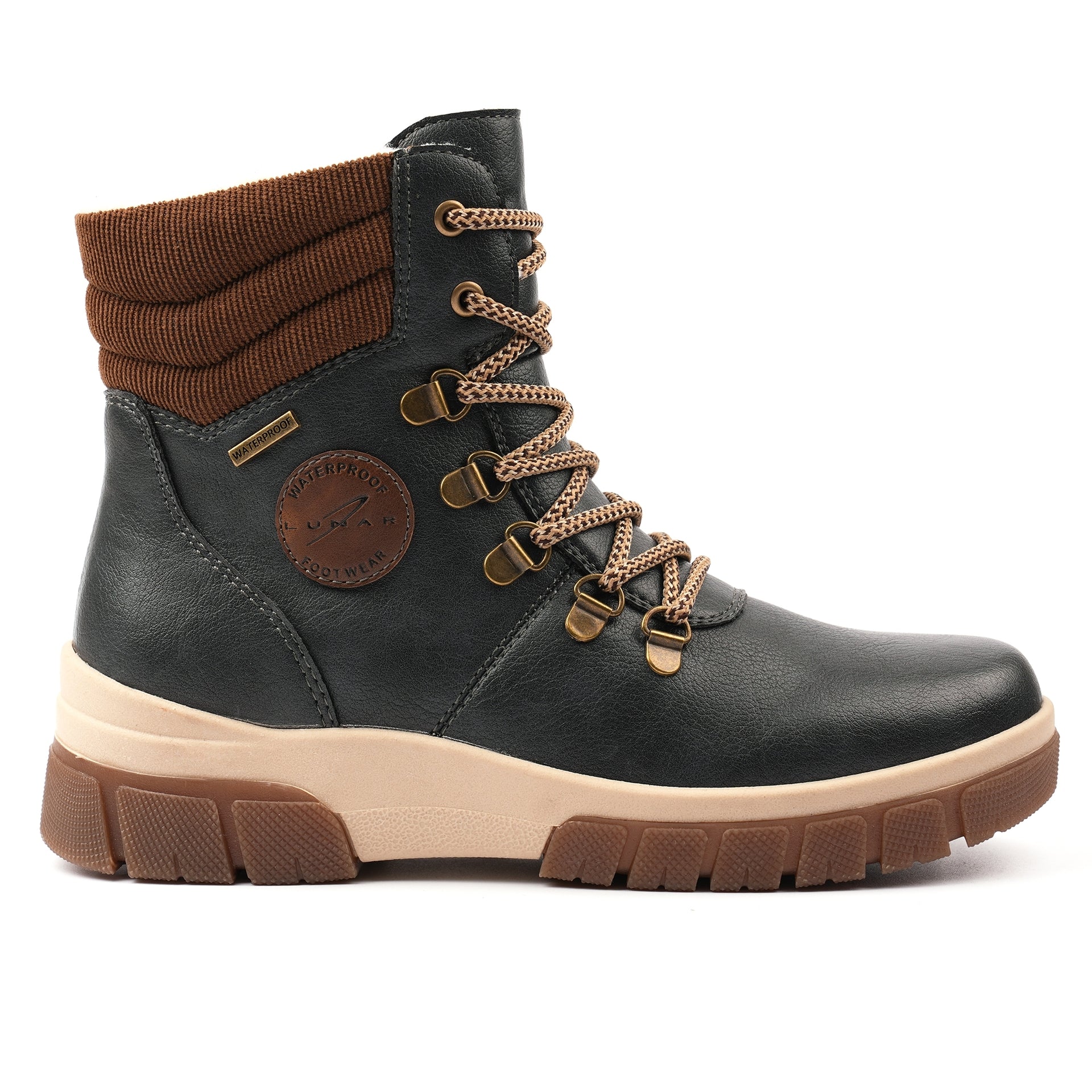 Melanie Navy Waterproof Ankle Boot