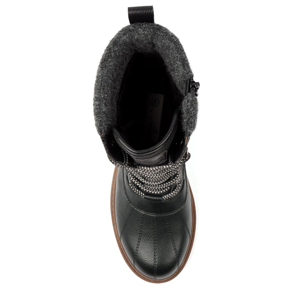 Marla Black Ice Grip Waterproof Mid Boot