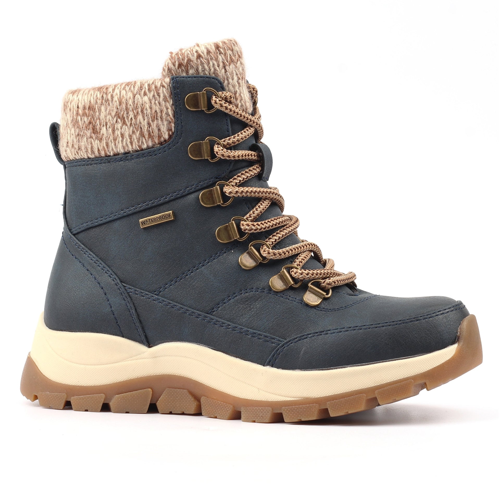 Kallie Navy Waterproof Ankle Boot