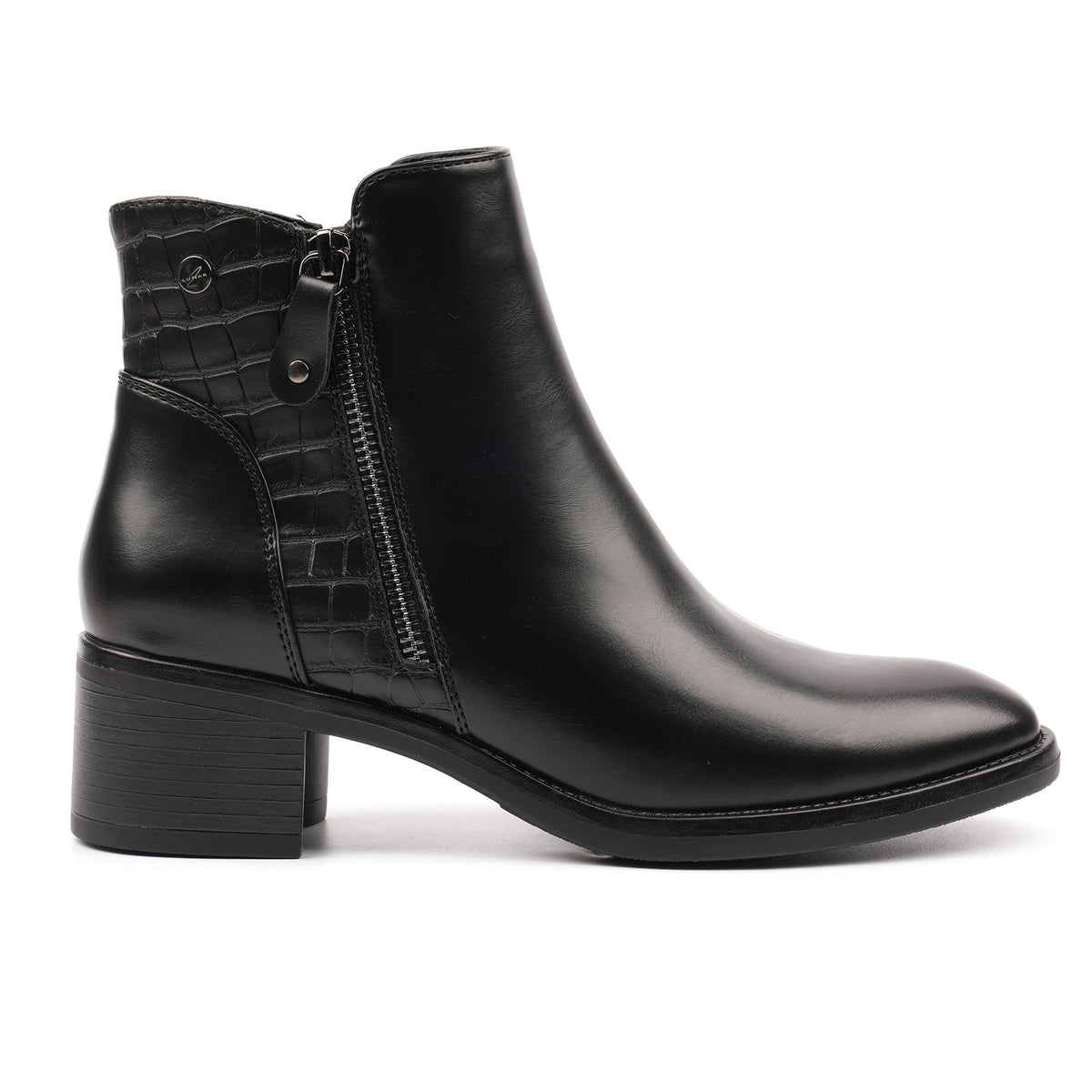 Hayley Black Ankle Boot