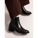 Hayley Black Ankle Boot