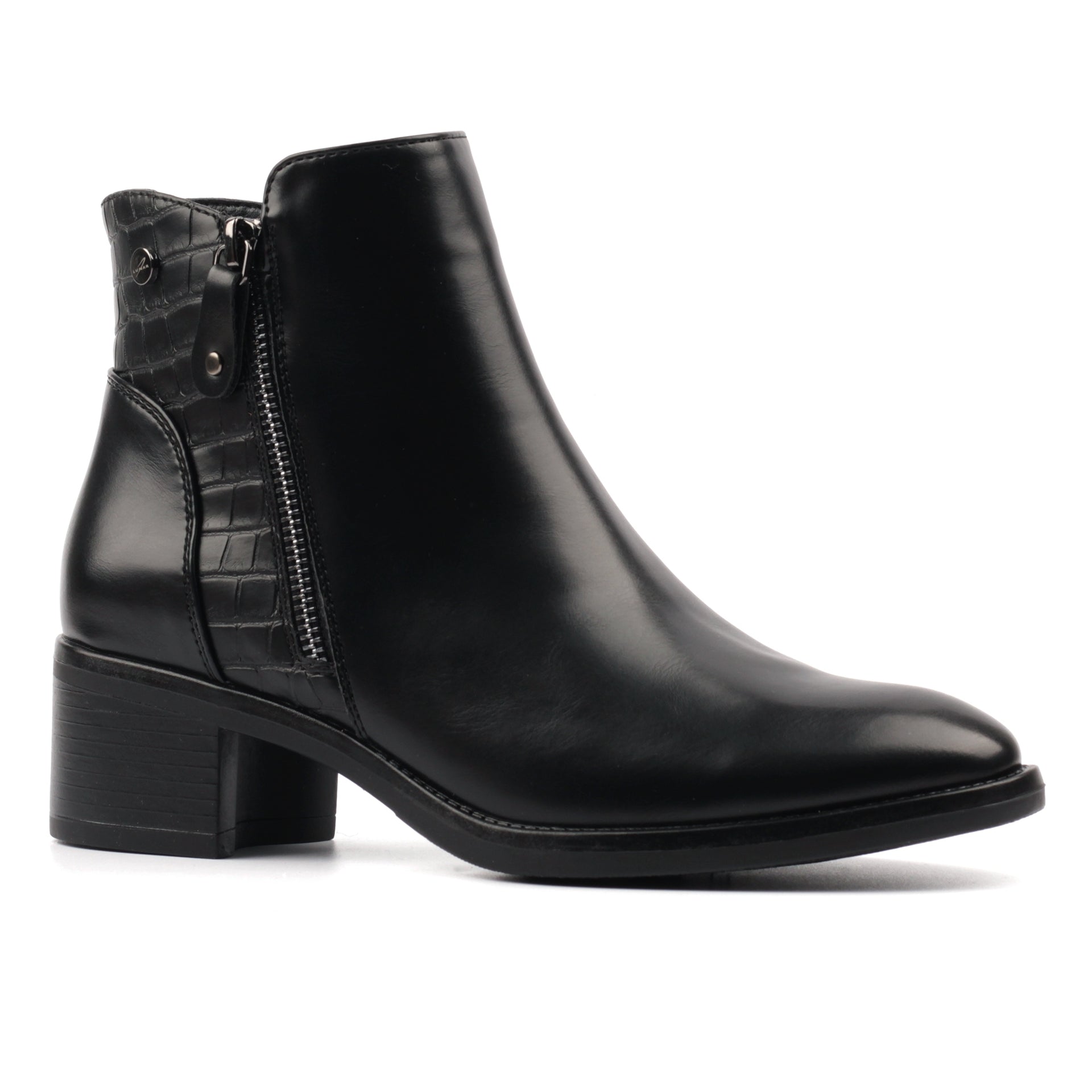 Hayley Black Ankle Boot
