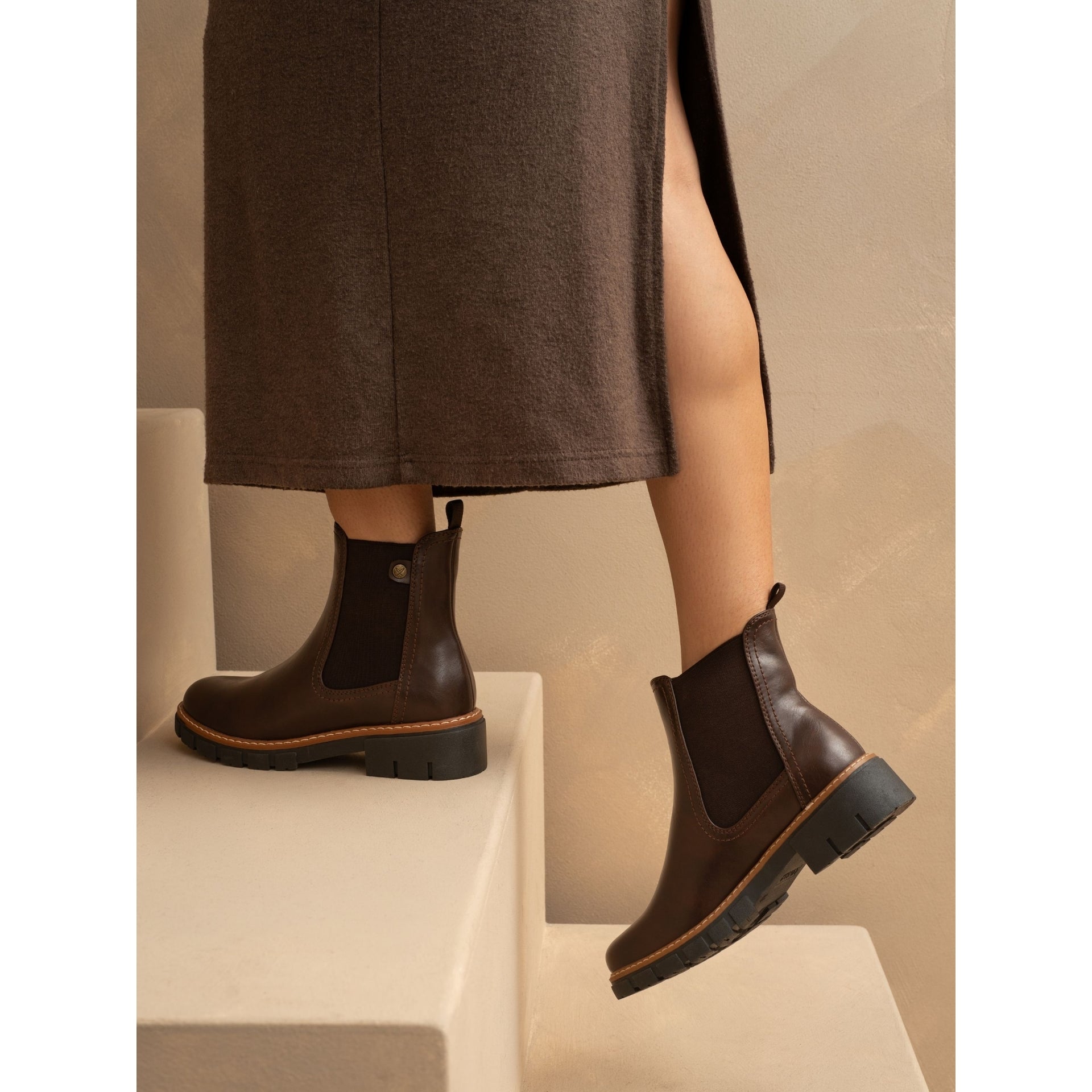 Bethan Brown Ankle Boot