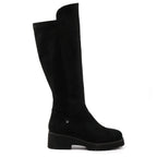 Gayle Black Long Stretch Upper Boot