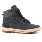 Finley Navy Waterproof Ankle Boot