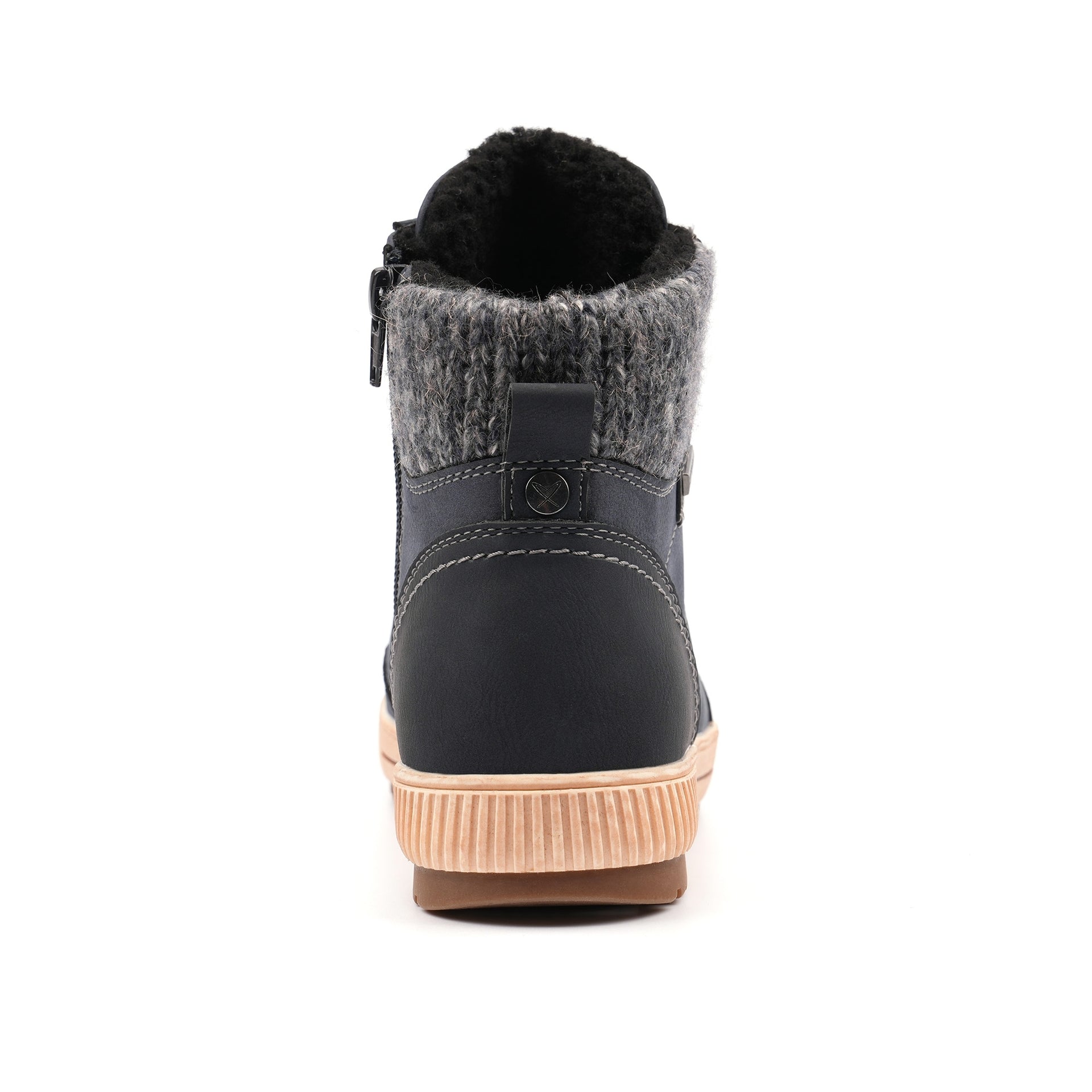 Finley Navy Waterproof Ankle Boot