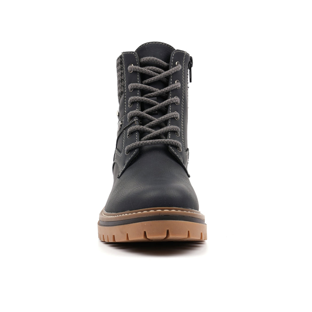 Cali Navy Waterproof Ankle Boot
