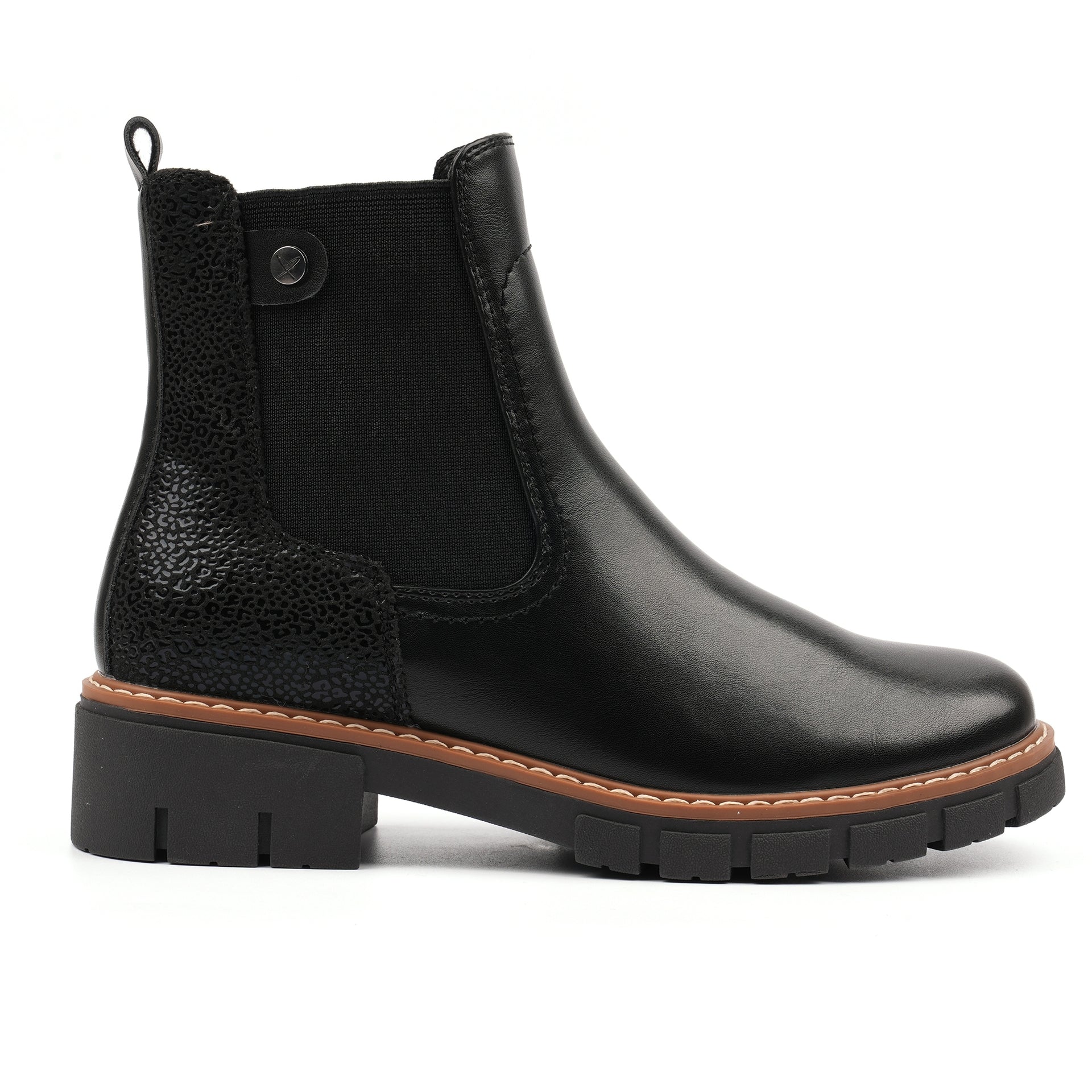 Bernadette Black Ankle Boot