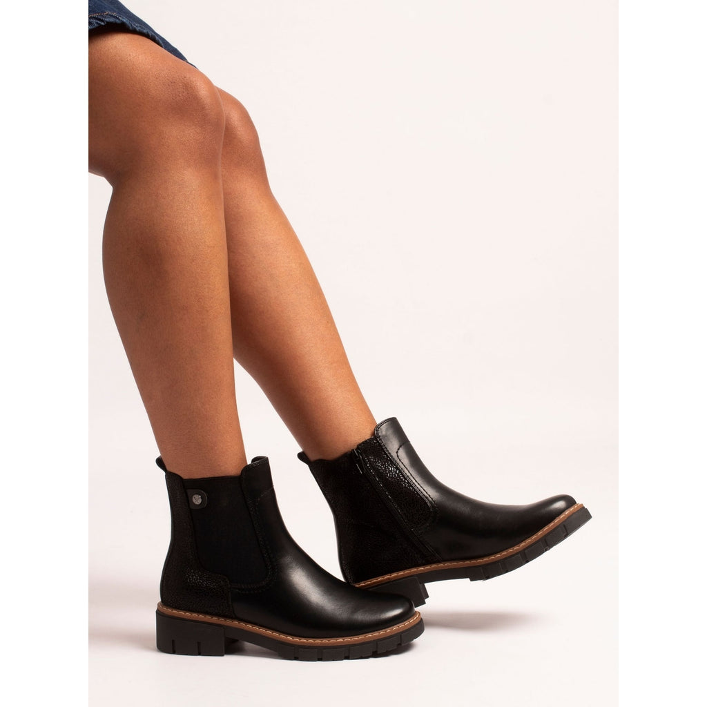 Bernadette Black Ankle Boot