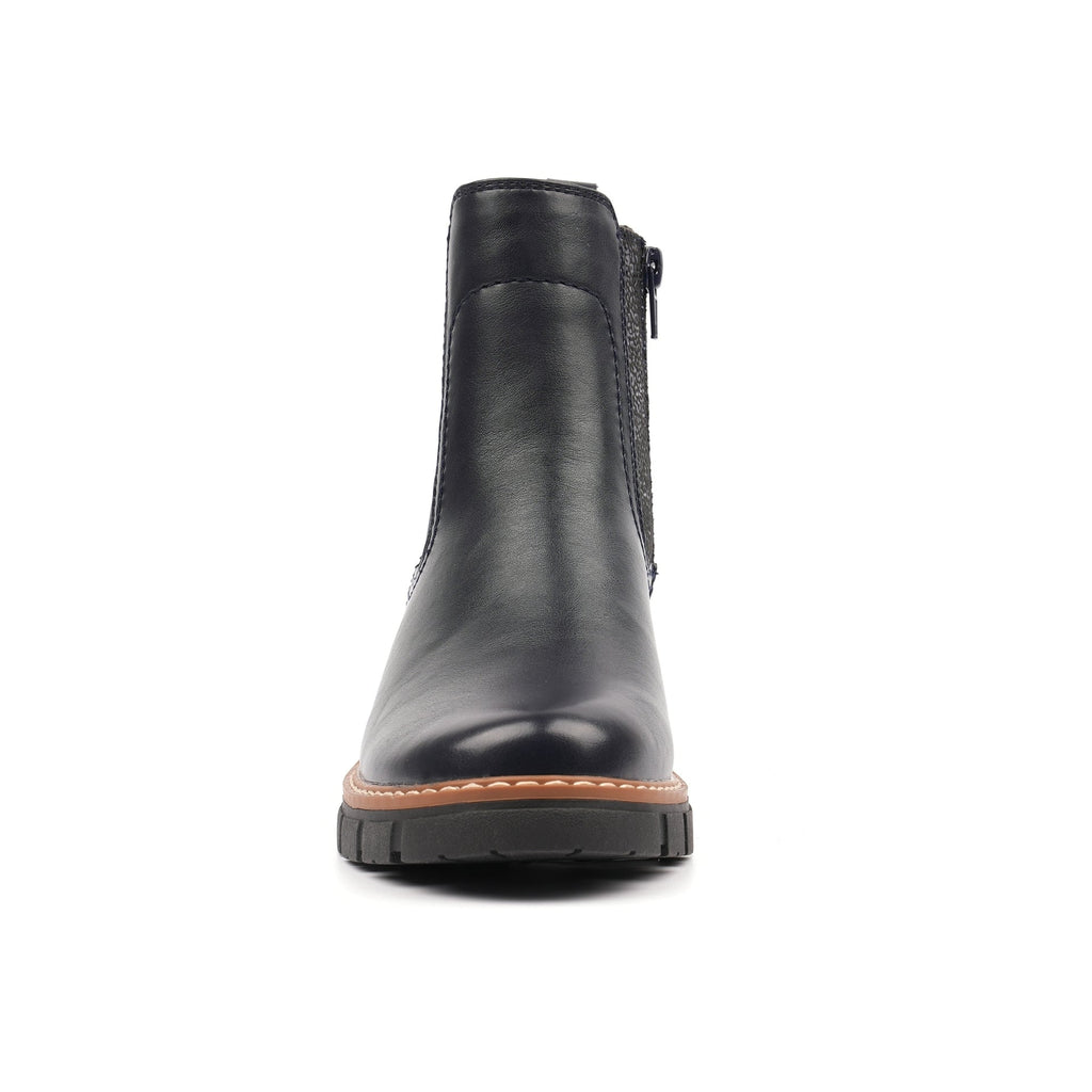 Bernadette Navy Ankle Boot