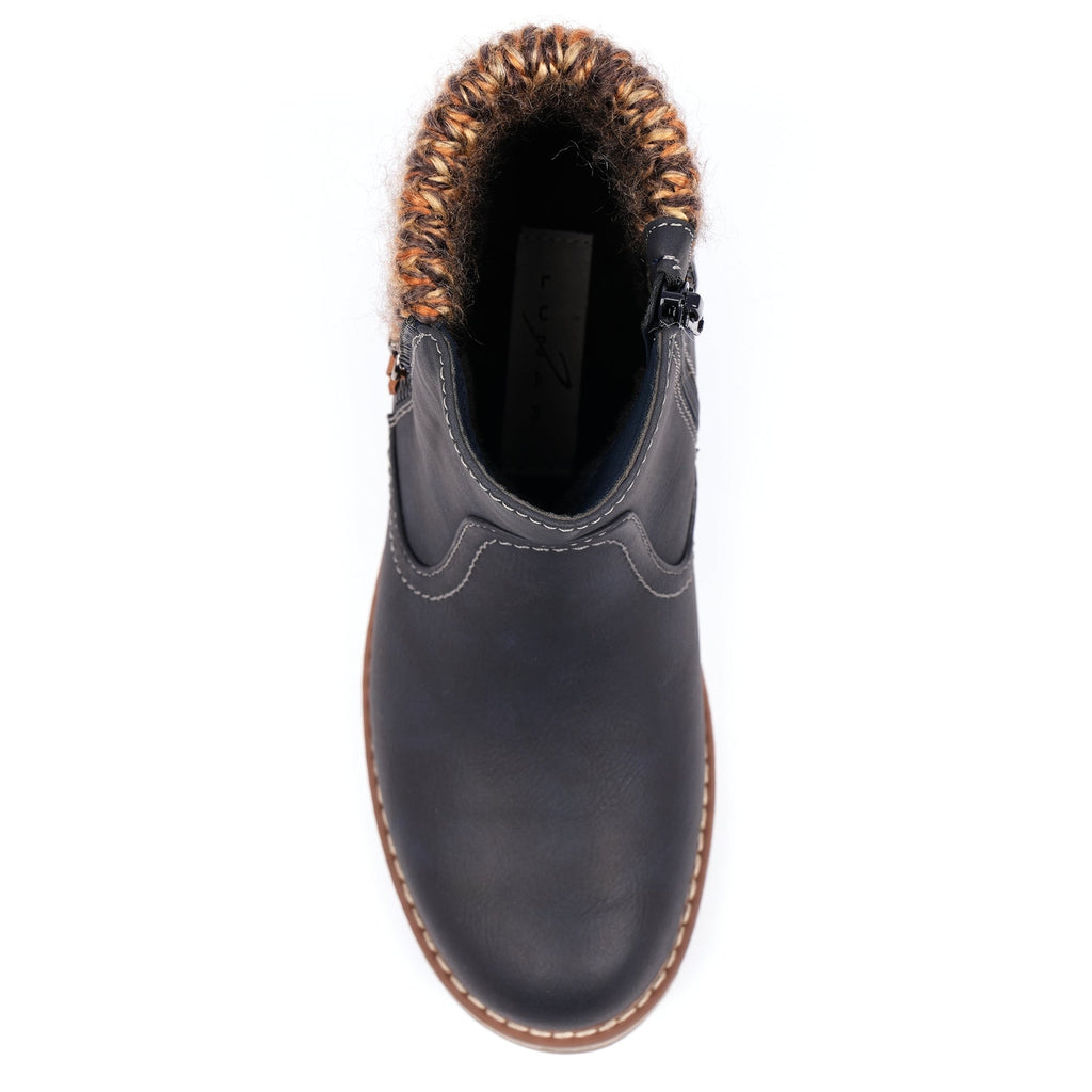 Breeze Navy Waterproof Ankle Boot