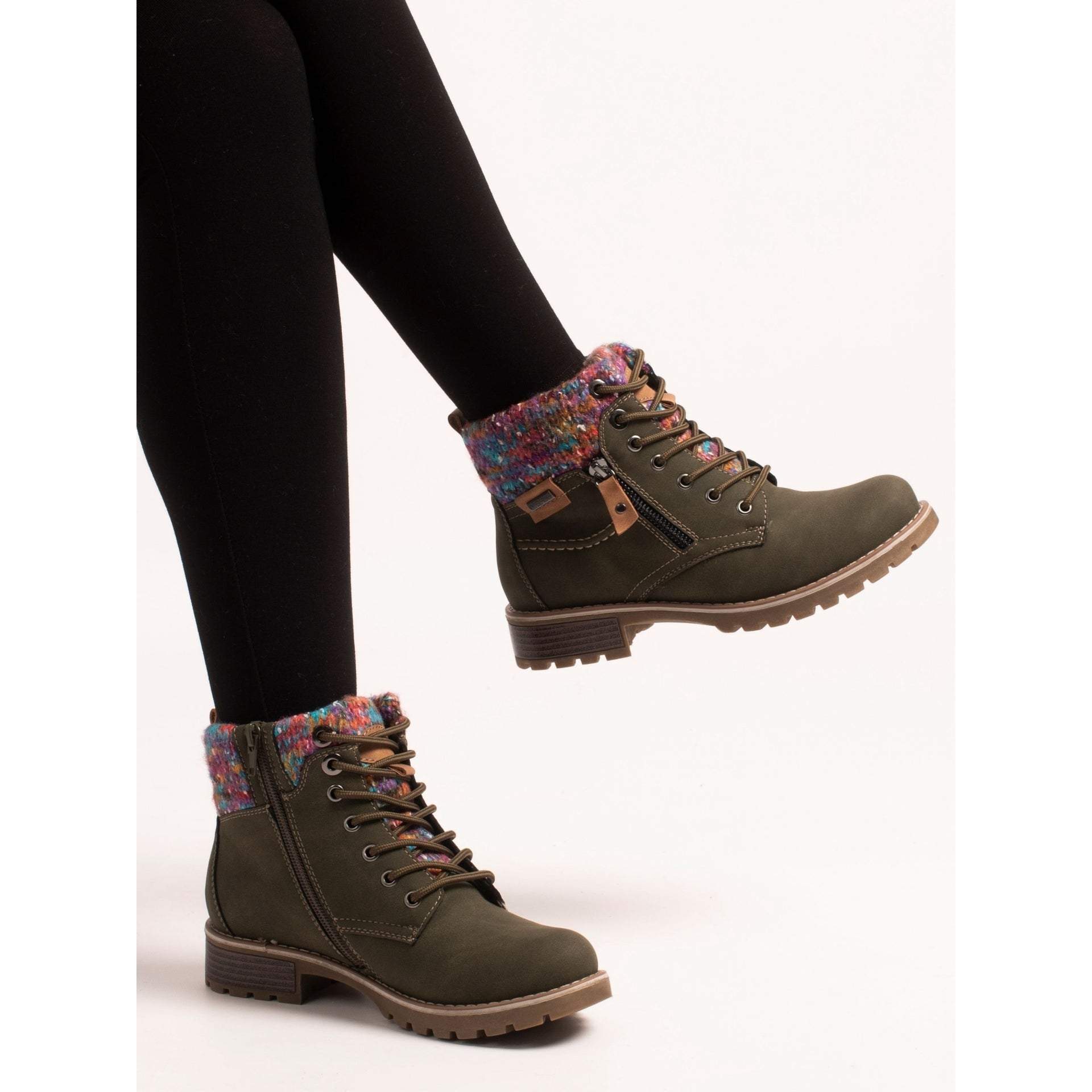 Tabasco Olive Waterproof Ankle Boot