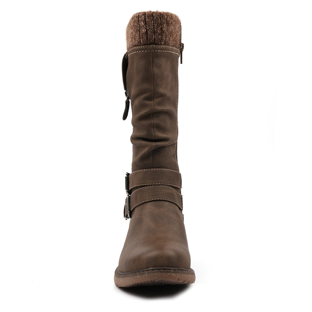 Peyton Taupe Waterproof Long Boot